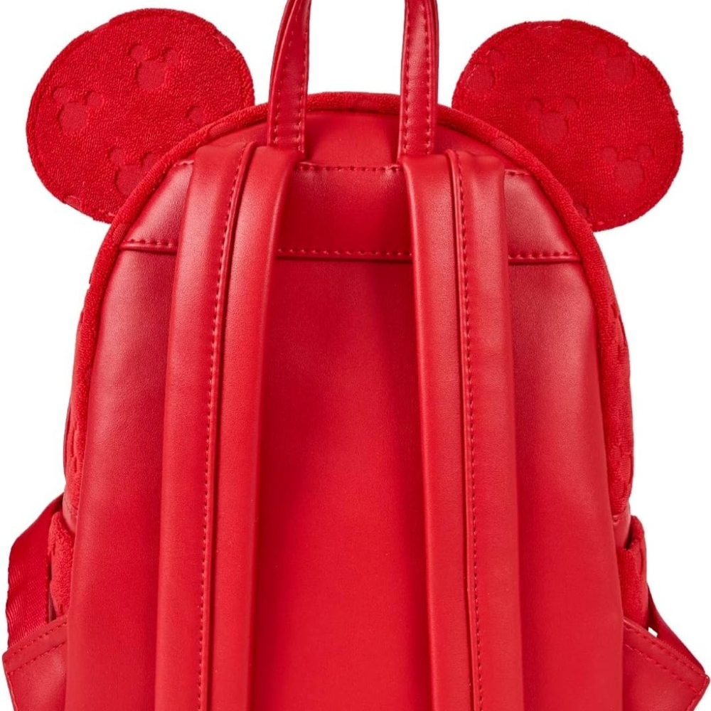 Loungefly Disney Mickey Ears Burnout Mini Backpack 2 PC EXCLUSIVE - Picture 3 of 4